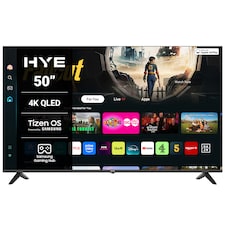 HYE 50" Inch 4K QLED Ultra HD HDR Frameless Smart TV Tizen OS - 50QLEDS2008