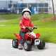 image 2 of AIYAPLAY Honda Licensed Kids Electric Quad Bike 6V ATV for 1.5-3 Years, Red