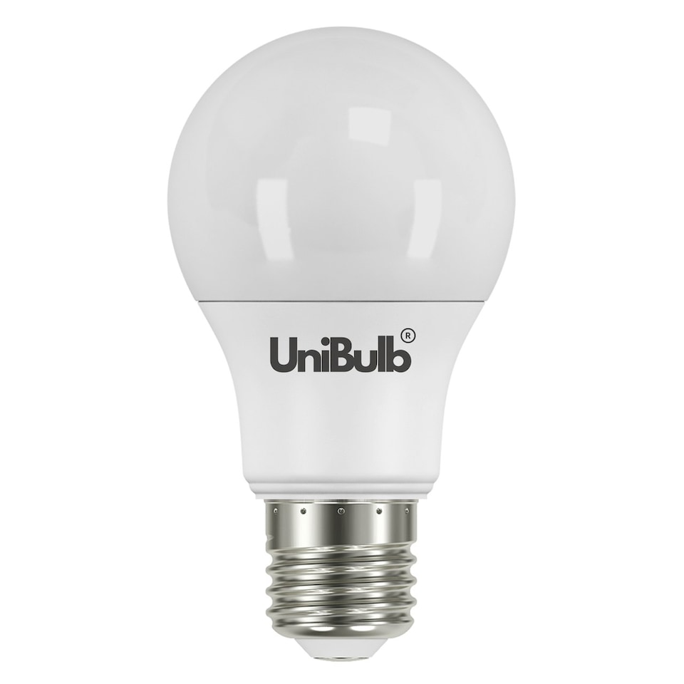 image 1 of UniBulb LED GLS E27 806lm 7.3W 2700K (Warm White) Light Bulb - Pack of 3