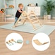 image 2 of The Adventurer Play Pack: TP Active-Tots Pikler Style Wooden Climbing Triangle with Active-Tots Balance Board and Owl & Fox Musical Instrument Assortment