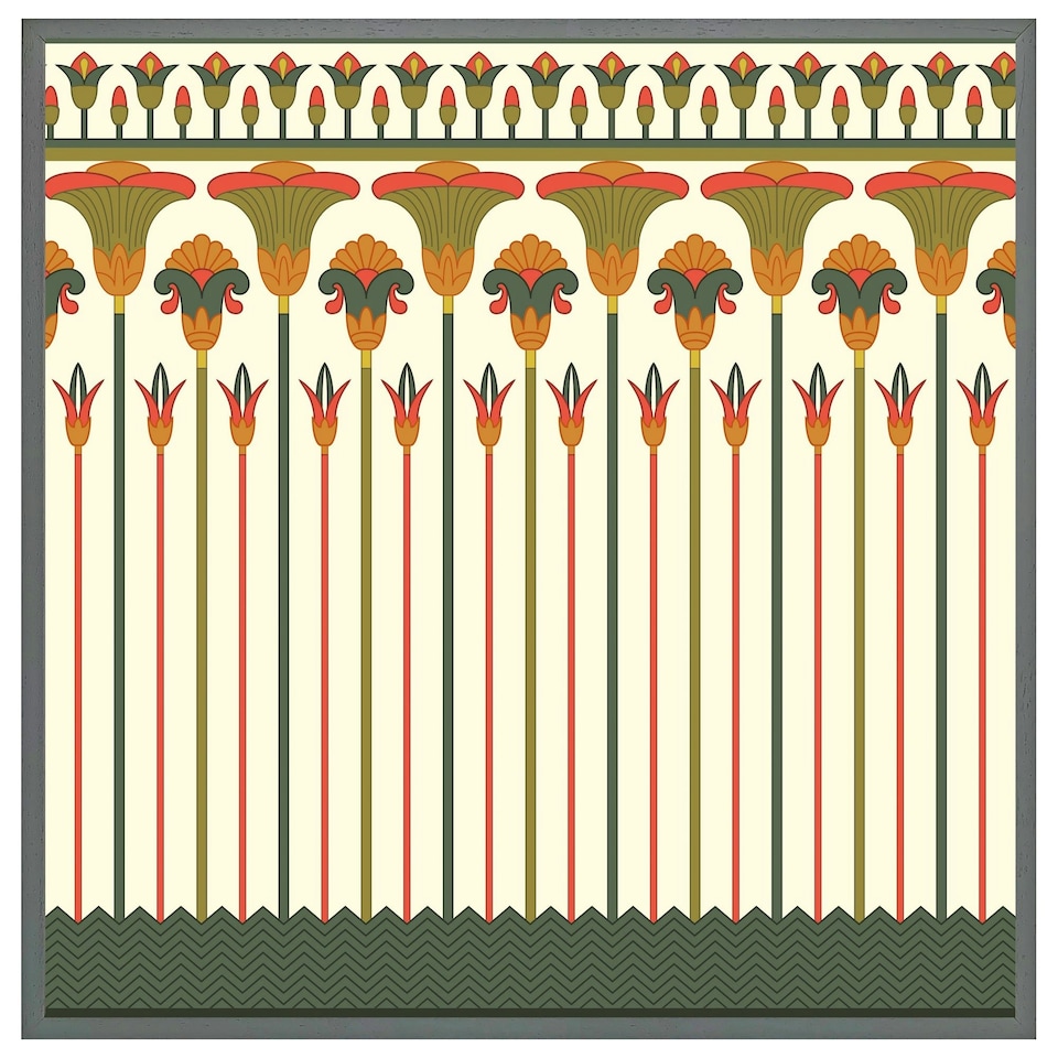 image 1 of Egyptian ornament (Picture Frame) Grey | XS