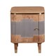 image 1 of Alaina Acacia Wood Bedside Table Brown
