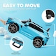 image 5 of AIYAPLAY Aston Martin DBX Licensed 12V Kids Electric Car w/ Remote, Blue