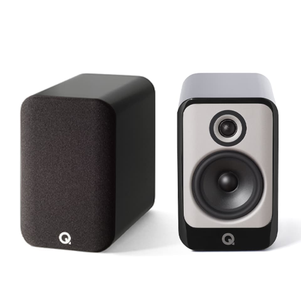 image 1 of Q Acoustics Concept 30 Bookshelf Speakers - Black