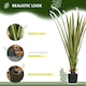 image 3 of HOMCOM Potted Artificial Plants Agave Succulent for Home Decor, 90cm