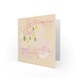 image 2 of Pink Wreath Hanging Eggs Baubles Easter Card