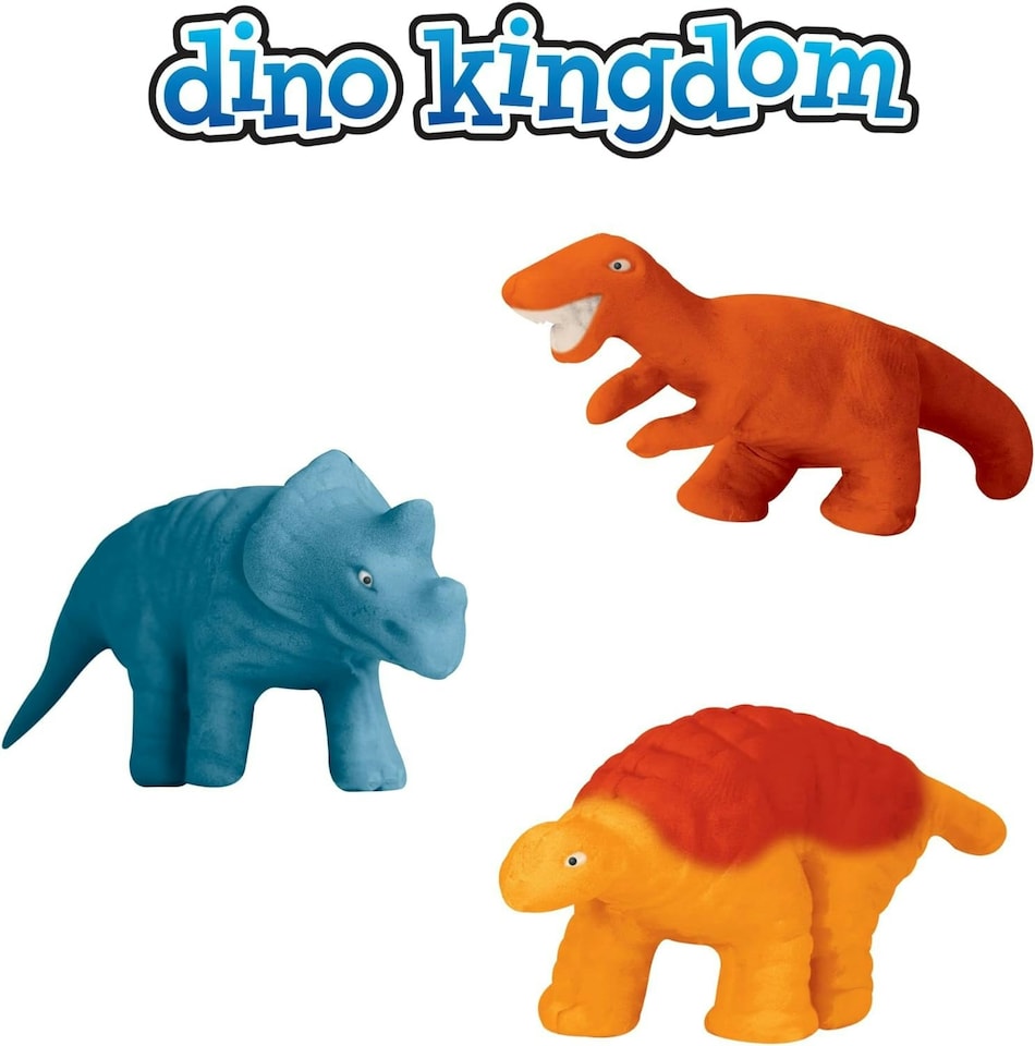 image 1 of Make Your Own Dino Would 16 Piece Dough Set