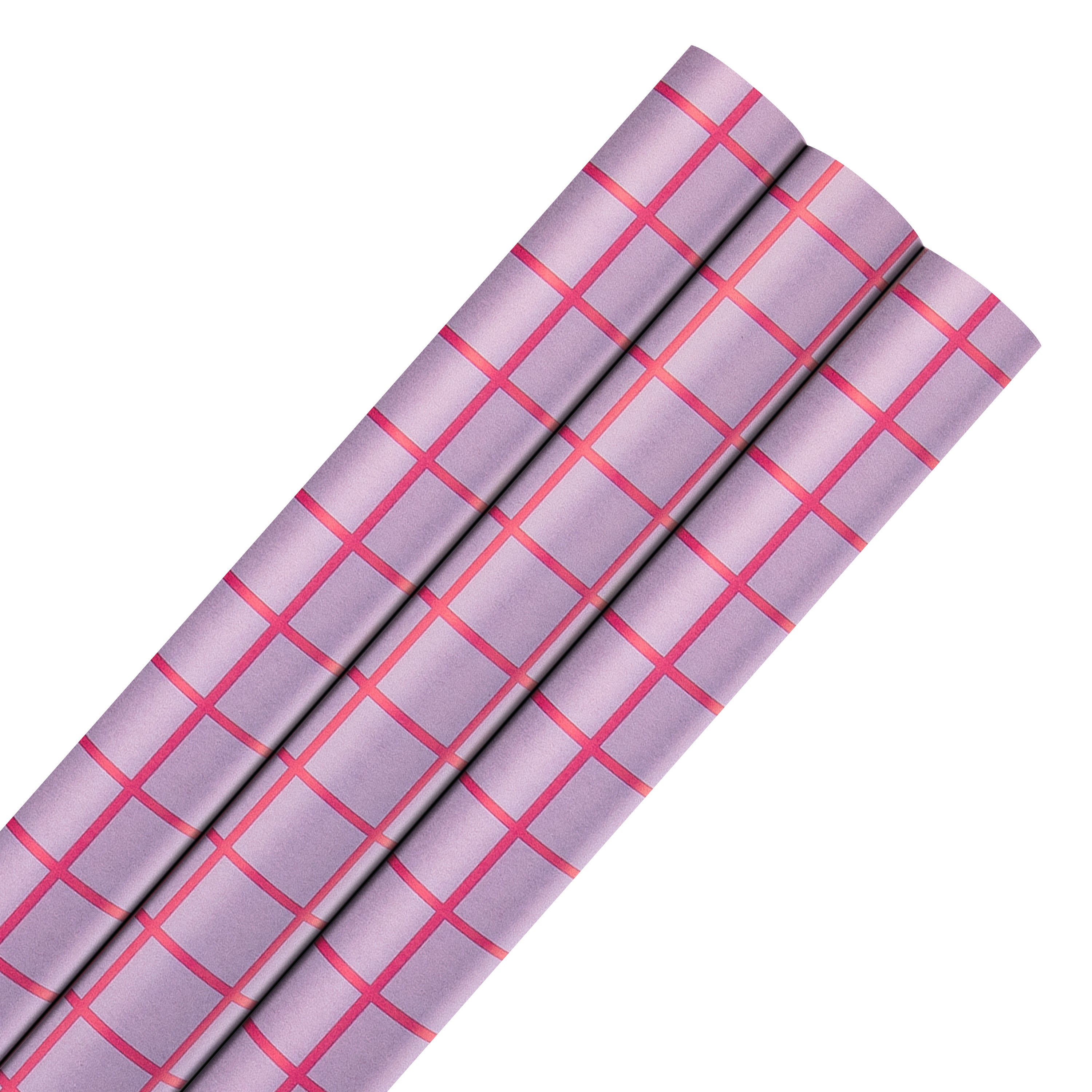 Hallmark 6M Wrapping Paper - 3 X 2M Rolls - Grid Design - Tesco Groceries