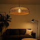 image 6 of CGC 70 cm Extra-Large Natural String Woven Round Easy-Fit Lampshade | Brown | Natural | 70 cm