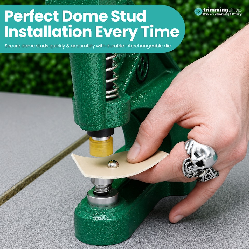 image 1 of 9mm Grommet Punch Machine Die for Green Machine Hand Press for Clothing