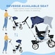 image 4 of HOMCOM 6 in 1 Trike for Toddler 1-5 Years with Parent Handle, Dark Blue