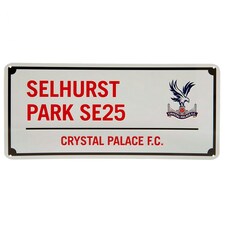 Crystal Palace FC Selhurst Park SE25 Plaque - White/Red - One Size