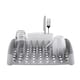 image 5 of Minky Dish Rack (Grey) & Caddy (White) Grey