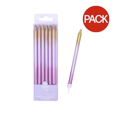 Pioneer Europe Ombre Birthday Candles (Pack of 12) - Rose Gold - One Size