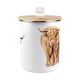 image 7 of Highland Cow Food Waste Caddy - Metal 2L Decorative Kitchen Compost Bin