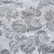 image 3 of Damask Jacquard Duvet Cover Set | Silver | Silver Grey