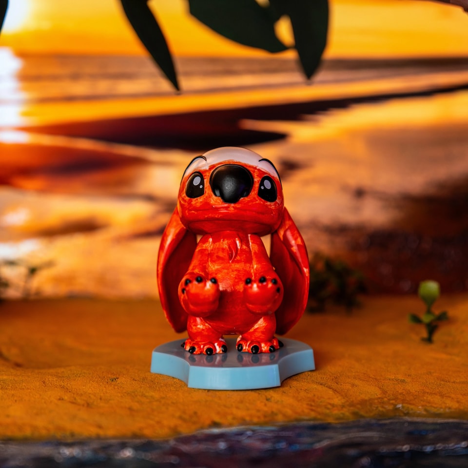 image 1 of Cable Guys Holdems Lilo & Stitch Badness Level Stitch Mini Phone Stand and Device Holder