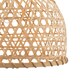 image 4 of Hand Strapped Natural Bamboo Pendant Lighting Shade with Bell Shape | Brown