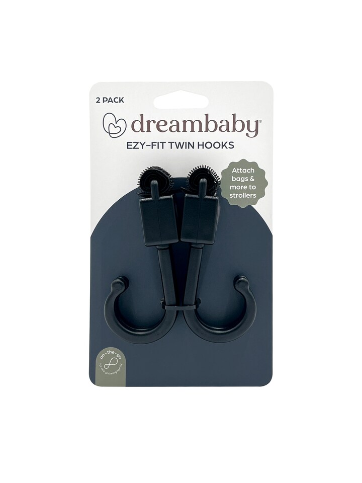 image 1 of Dreambaby® Ezy-Fit Twin Stroller Hooks 2 Pack