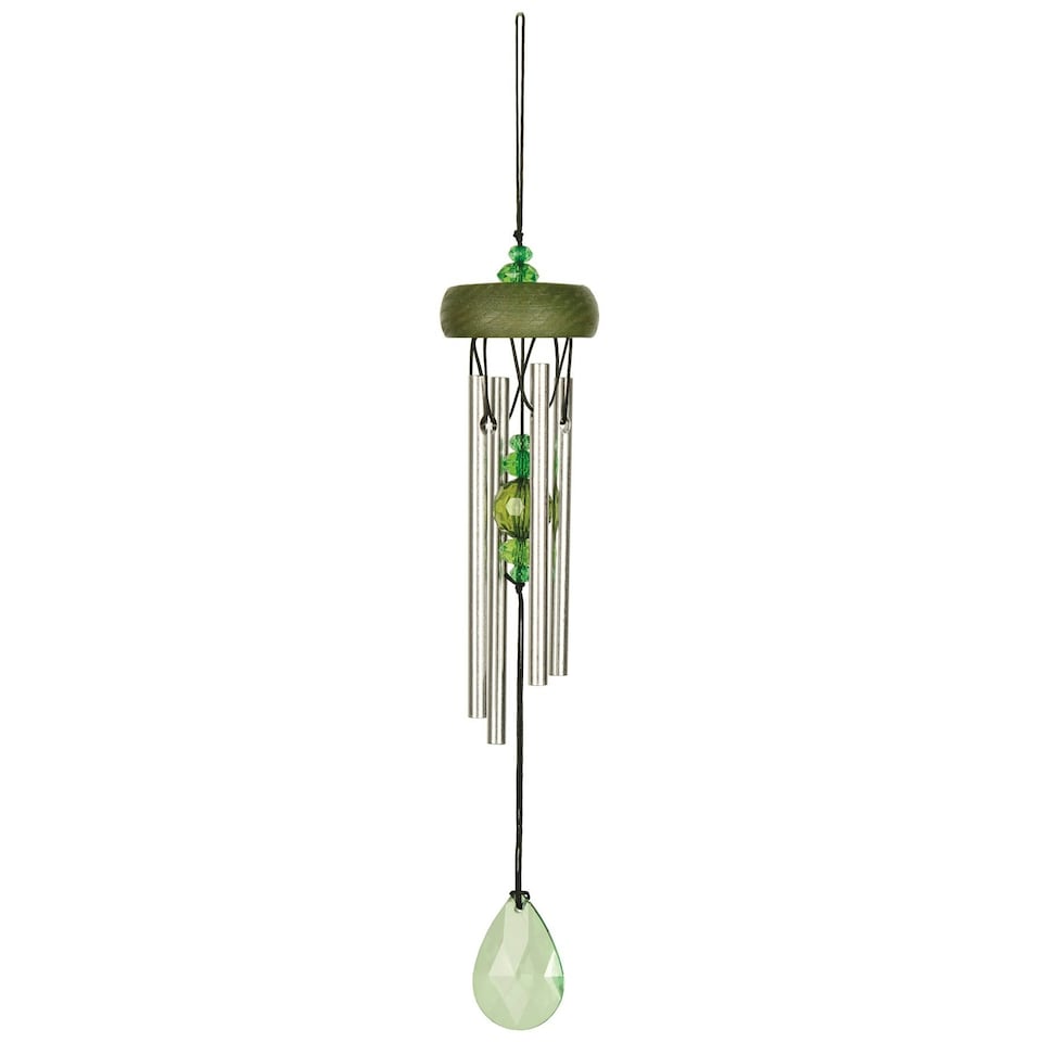 image 1 of Woodstock Chimes Sparkle Wind Chime - Green