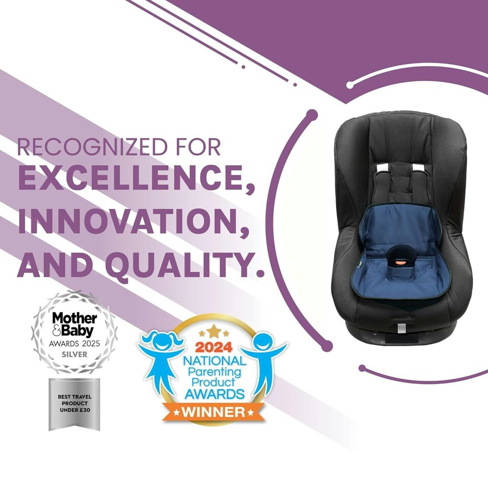 image 1 of Lynmark® Potty Training Car Seat Protector Cover for Spills, Nappy Leaks, and Accidents Blue | Navy | 1 pack