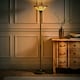 image 1 of ValueLights Tiffany Inspired Stunning Jewel Uplighter Floor Lamp Bronze