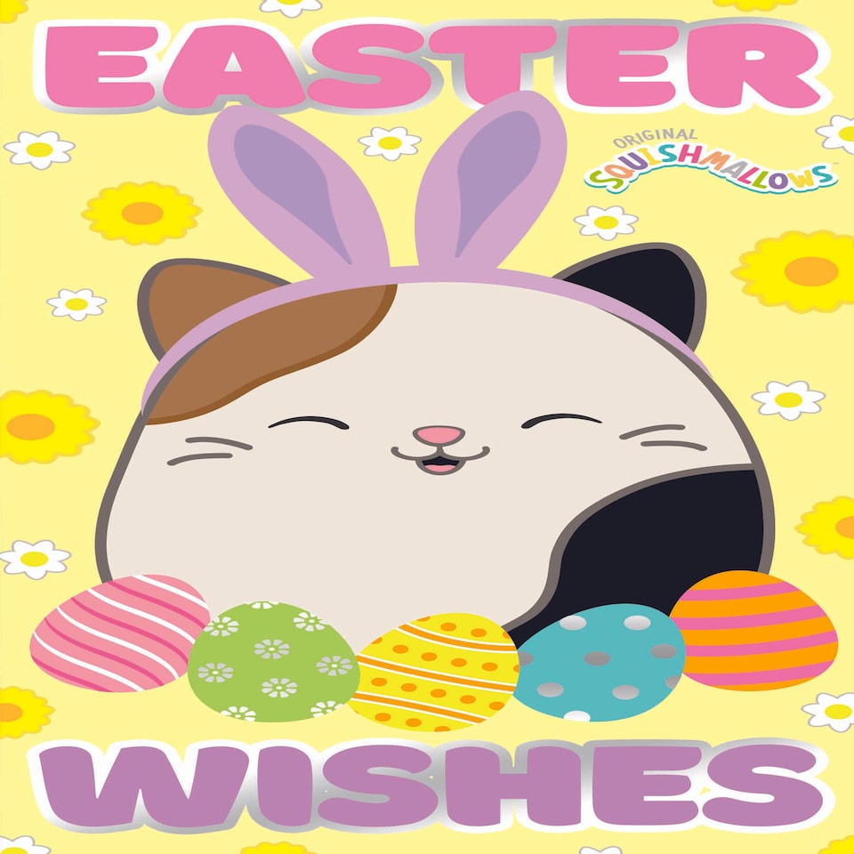 image 1 of Squishmallows Easter Card