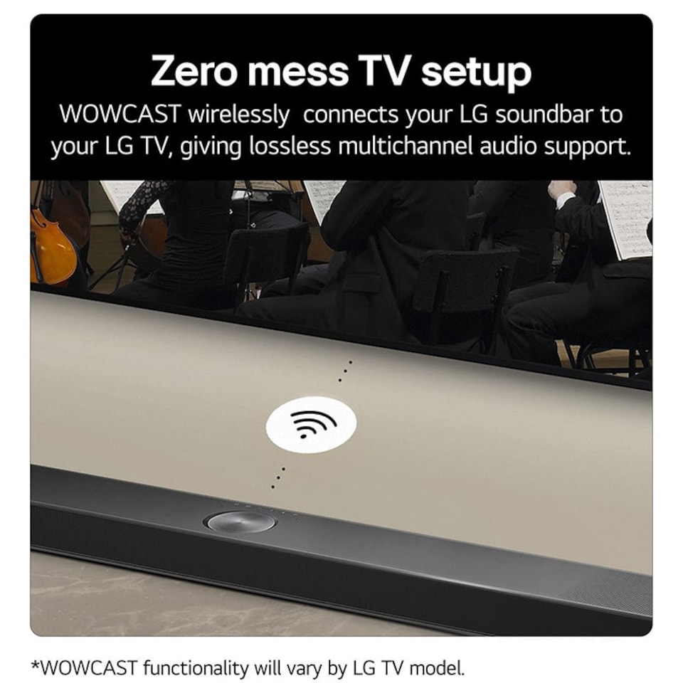 image 1 of LG US90TY 5.1.3ch Dolby Atmos Soundbar and Wireless Subwoofer - Black