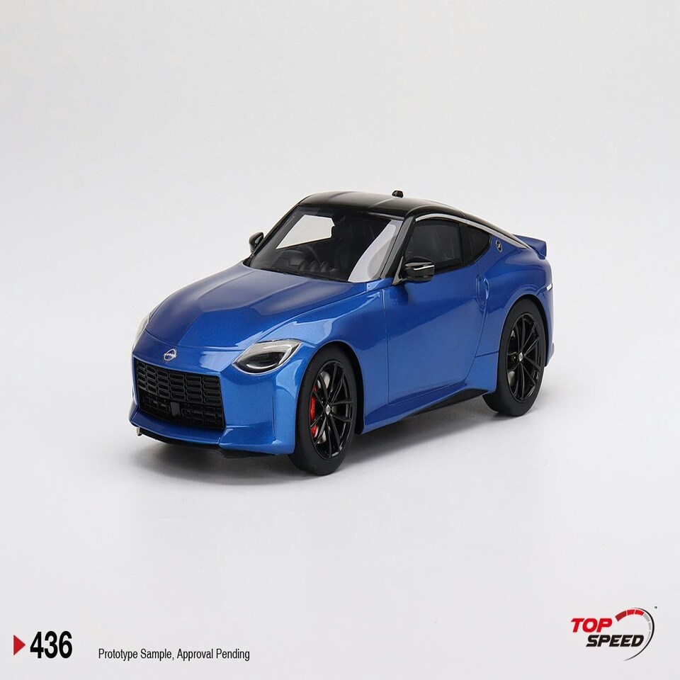 image 1 of Nissan Fairlady Z Version ST 2023 Seiran Blue RHD 1:18 Scale TSM TS0436