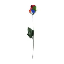 Rainbow Rose Artificial Flower 45cm