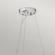 image 3 of Crystal Skye 6 Light Ceiling Pendant Chrome with Crystals, G9