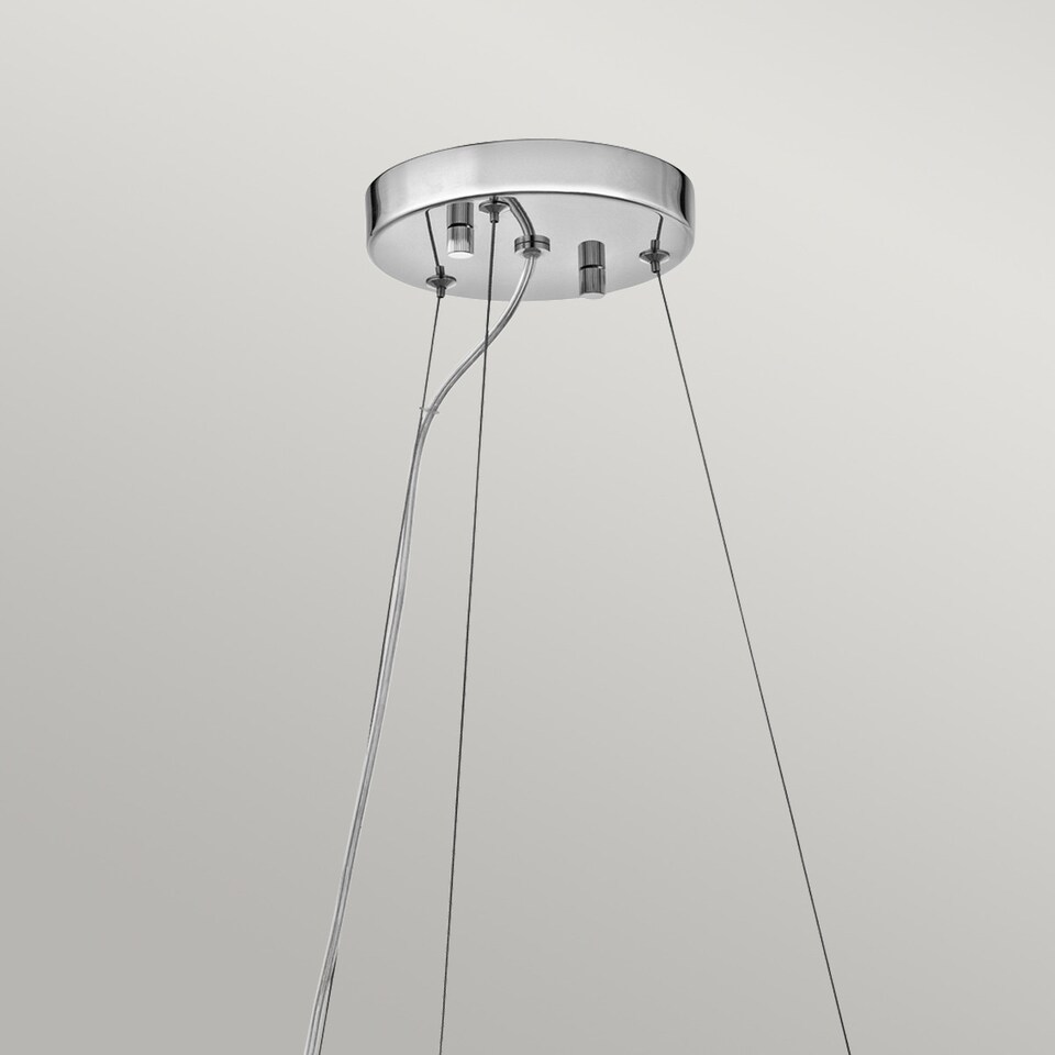 image 1 of Crystal Skye 6 Light Ceiling Pendant Chrome with Crystals, G9