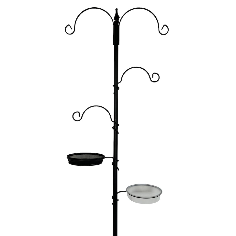image 1 of Wild Bird Decorative Feeding Station with Feeder Tray & Bath