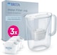image 1 of BRITA Style Essential Jug White (2.4l) x3 BRITA Maxtra Pro Pure Performance Cartridges