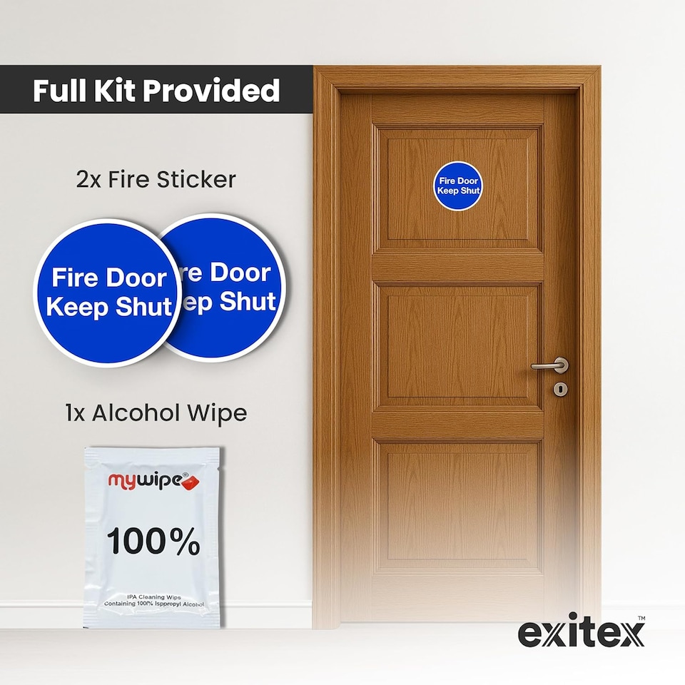 image 1 of Exitex Self Adhesive Intumescent Fire & Smoke Door Strip with Brush, FD30 rated, 5.2m | Grey
