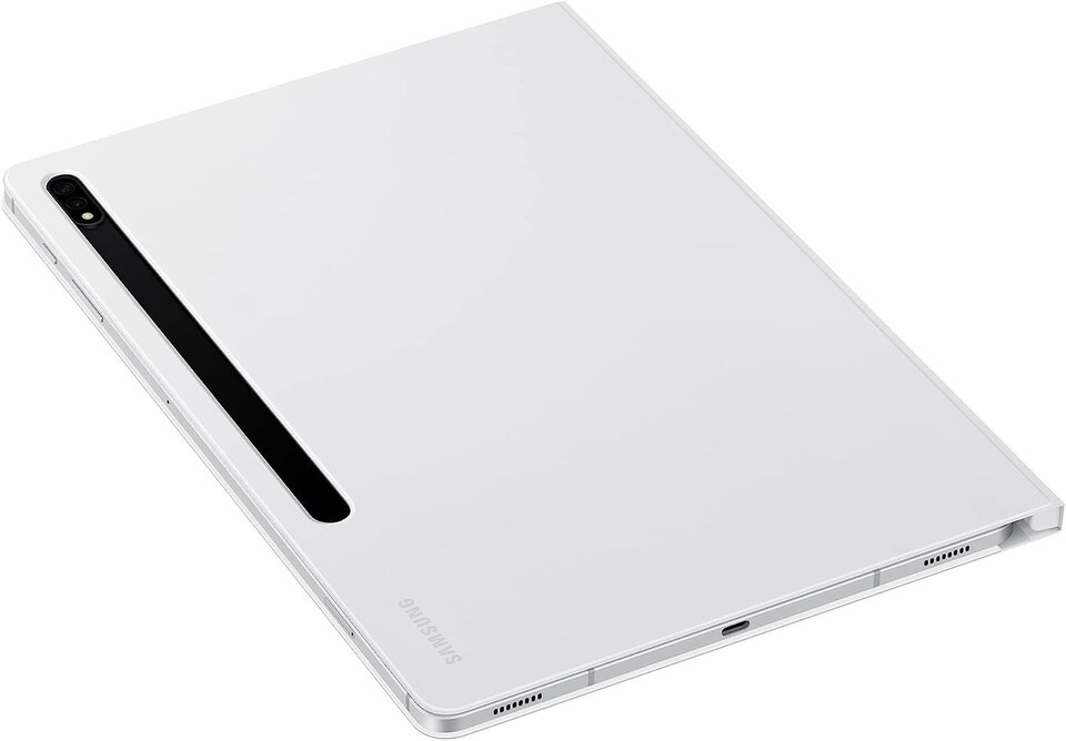 image 1 of Samsung Galaxy Tab S7/S8 Plus Note View Cover White - EF-ZX800PWEGEU