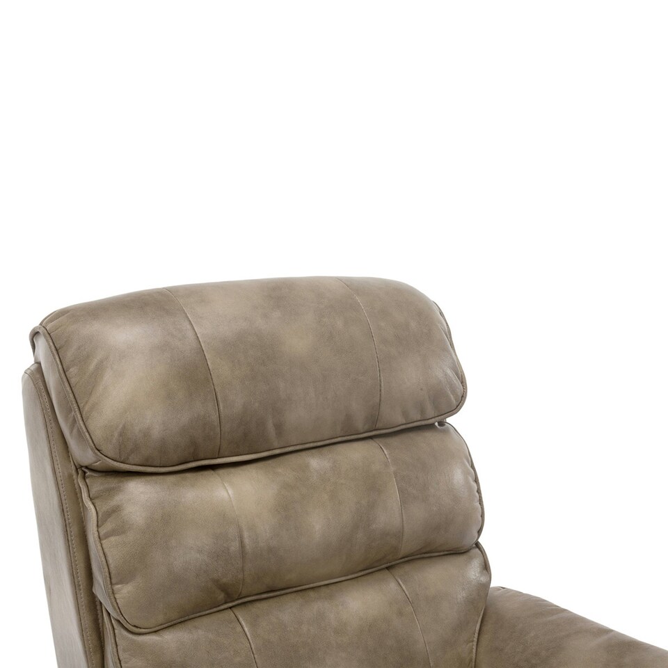 image 1 of Buckingham Dual Motor Electric Rise Recliner Bonded Leather Chair (Stone)