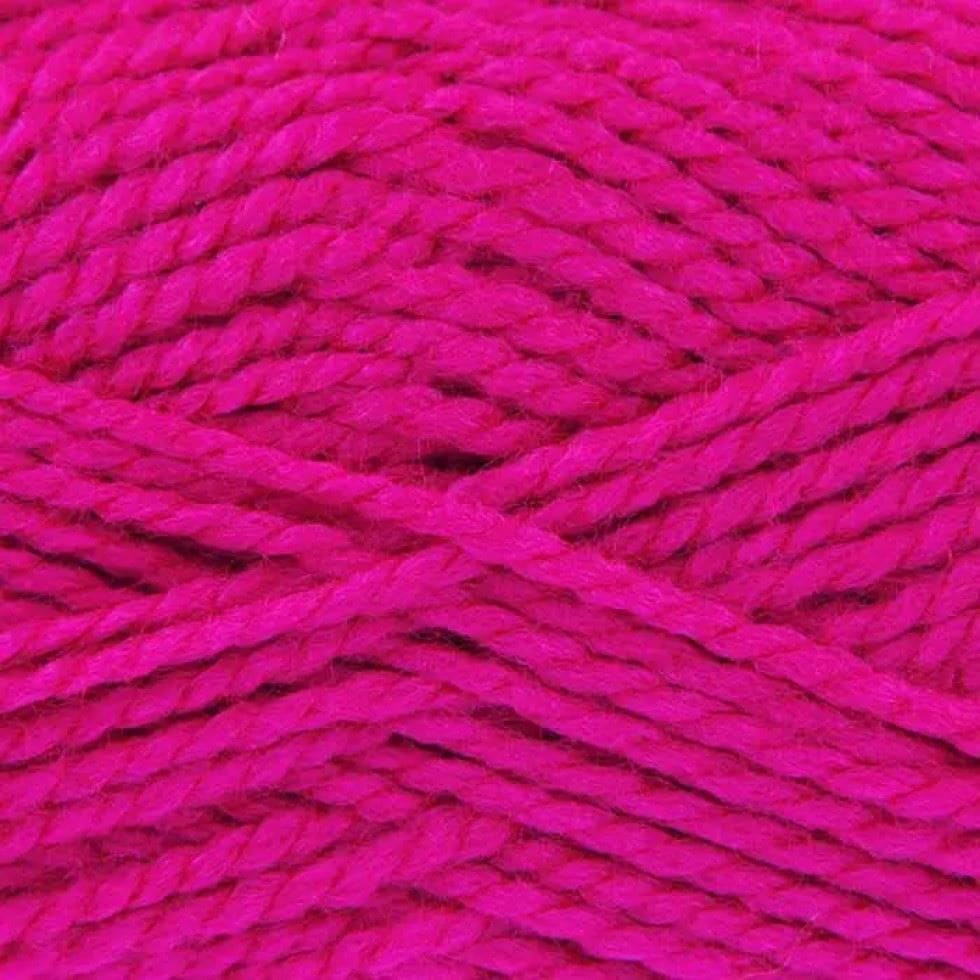King Cole Pink Big Value Chunky Yarn (Value Pack 12 x 100g Balls) For Crochet, Knitting - 152m per ball