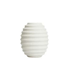 BHS Small Beehive Ceramic Vase, Cream