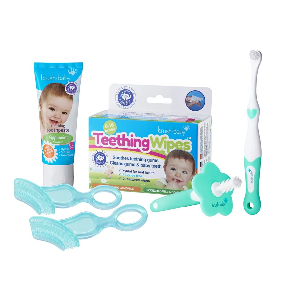 image 1 of Brush Baby Teething Gift Set - Teething Remedies For Babies