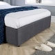 image 3 of Ottoman Side Lift Storage Bed Small Double Hopsack Fabric Bed Frame Furniture