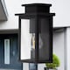 image 6 of Set of 2 Cotswold - Black Traditional Flush Outdoor Wall Lights