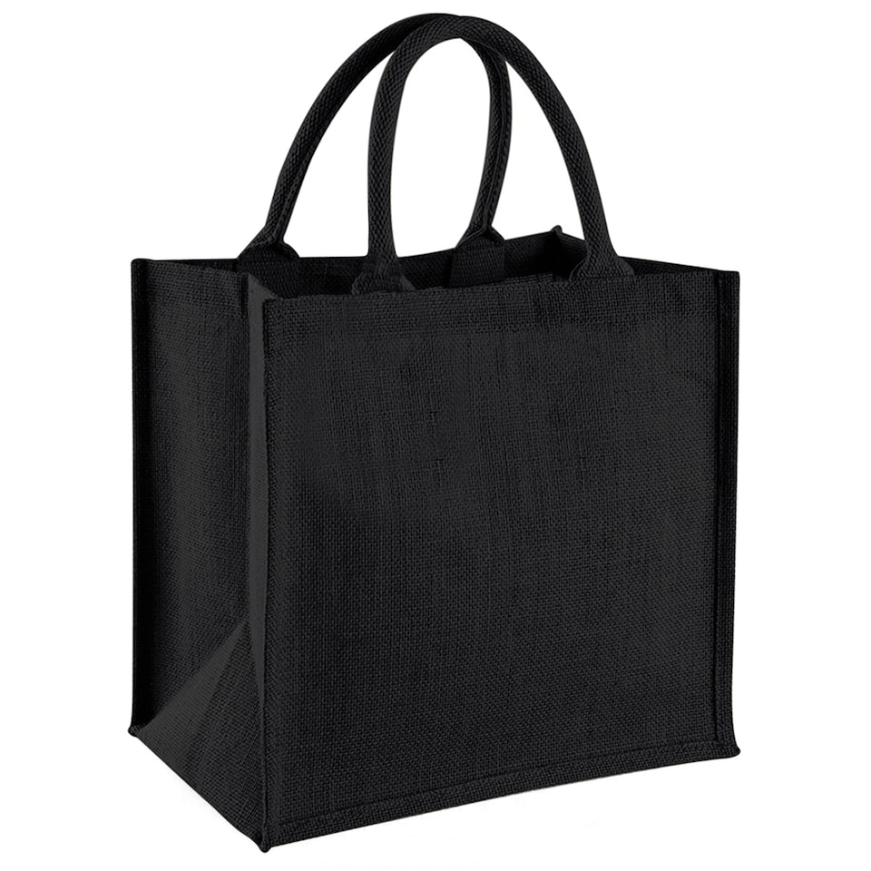 image 1 of Westford Mill Jute Mini Tote Shopping Bag (14 Litres)