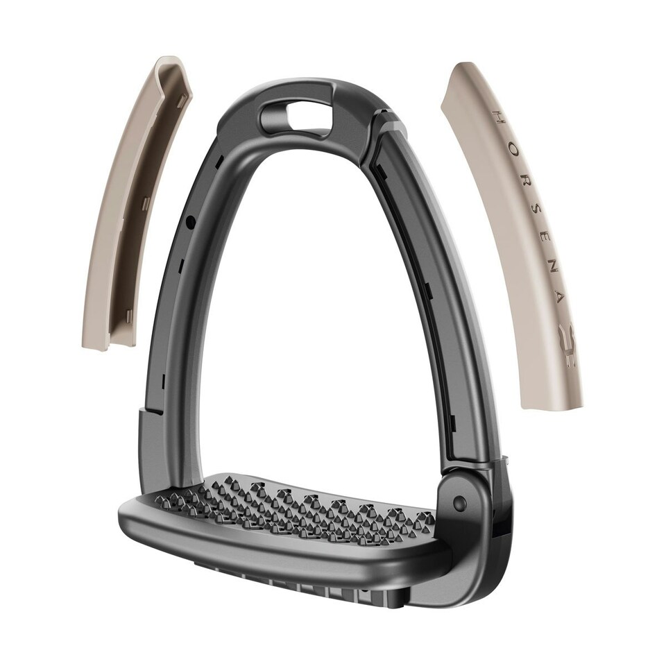 image 1 of Horsena Swap Stirrup Cover (Pack of 4) - Bright Gold - One Size