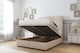 image 2 of Sloomy Harrington Sand Naples Ottoman Bed Base With 26" Strutted Headboard 6' Super King | Cream | Sand | Super King | 1
