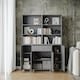 image 10 of Multi-Compartment Cabinet with 3-Tier Bookshelves and 1-Drawer White | Unit Colour: White