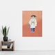 image 4 of Actor in the Noh Play Hanagatami Vintage Wall Art Print Tsukioka 24x32"