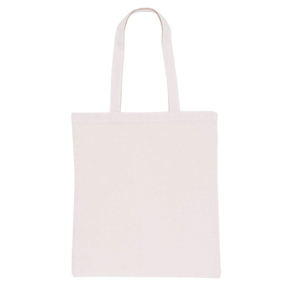 image 1 of The Printers Choice Cotton Tote Bag - Natural - One Size Cream