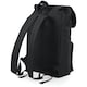 image 2 of Bagbase Heritage Laptop Backpack Bag (Up To 17inch Laptop) - Black/Black - One Size