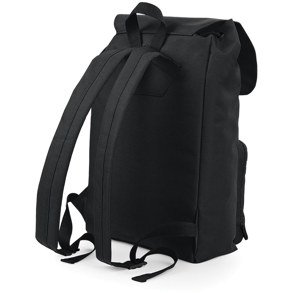 image 1 of Bagbase Heritage Laptop Backpack Bag (Up To 17inch Laptop) - Black/Black - One Size